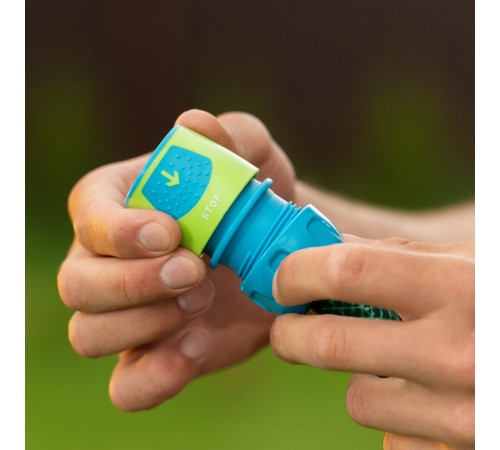 Соединитель быстросъемный для шланга 1/2-3/4, аквастоп, АВС-пластик Palisad Luxe