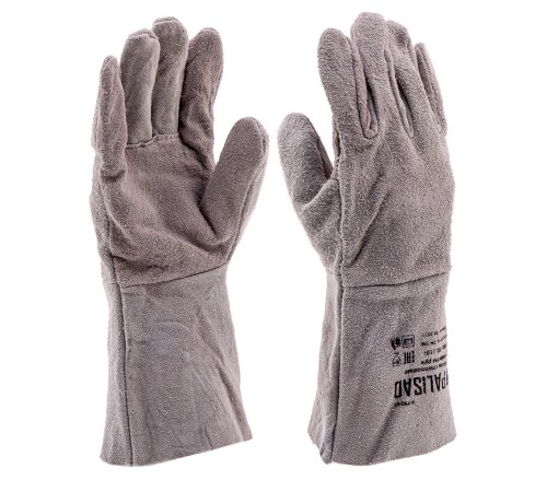 Перчатки спилковые с манжетой для садовых и строительных работ, размер XL, Palisad