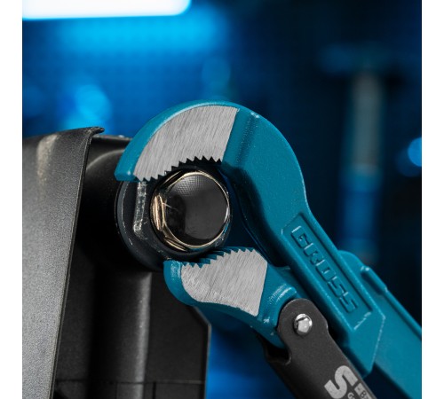 Ключ трубный рычажный 1, №1, цельнокованый, CrV, тип 