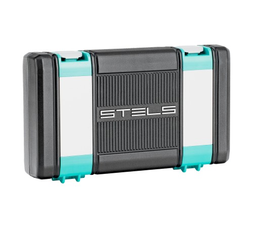 Набор инструментов, 1/4, CrV, пластиковый кейс, 57 предметов Stels