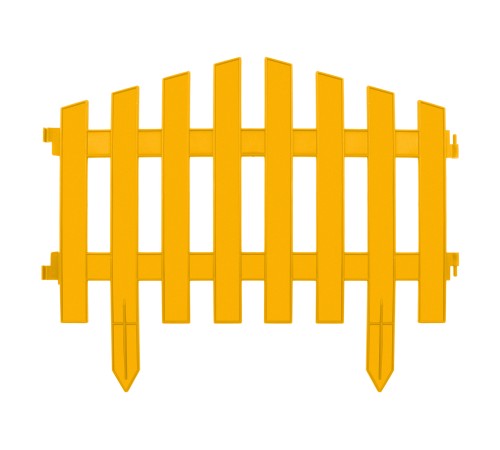 Забор декоративный "Марокко", 28 х 300 см, желтый, Palisad Забор декоративный "Марокко", 28 х 300 см, желтый, Palisad