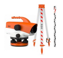 Комплект оптический нивелир RGK C-32 + штатив S6-N + рейка AMO S5