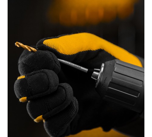 Сверло спиральное по металлу 4,2 x 75мм, Р6М5, Golden Tip, многогранная заточка Denzel