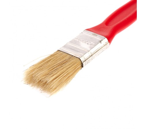 Кисть флейцевая удлиненная, 25 x 10, натуральная щетина, пластиковая ручка Matrix 