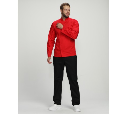 Китель повара Гастро (тк.Смесовая,160), красный