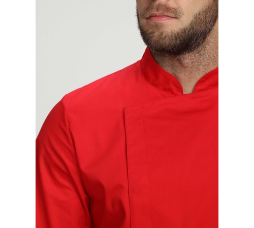 Китель повара Гастро (тк.Смесовая,160), красный