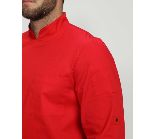Китель повара Гастро (тк.Смесовая,160), красный
