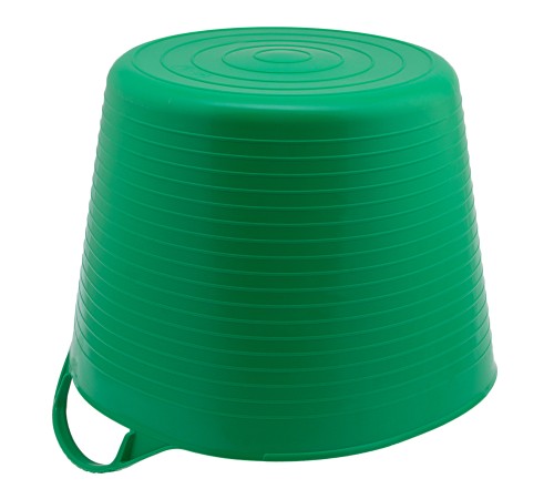 Ведро гибкое сверхпрочное, 40 л, зеленое, Сибртех