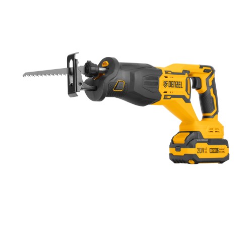 Пила сабельная аккумуляторная бесщет. RS-250, Li-Ion, 20 В Denzel