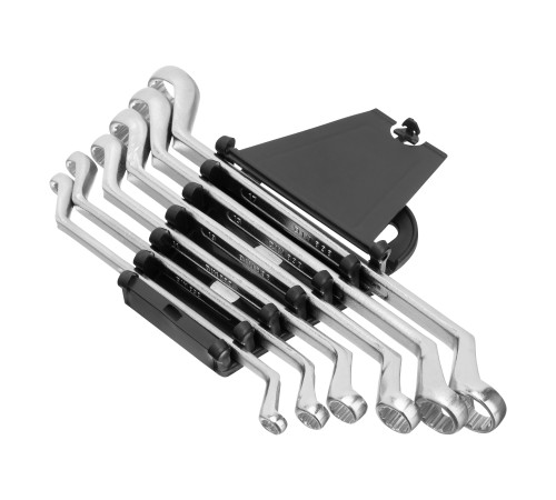 Набор ключей накидных, 6-17 мм, CR-V, 6 шт, полированный хром Matrix