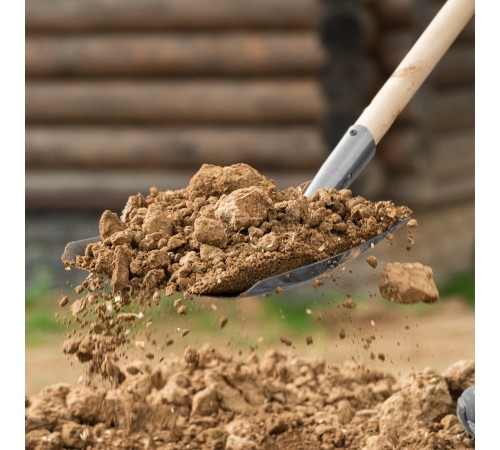 Лопата совковая, 225х295, углубленная, рессорная сталь, 0,9 кг, без черенка, LUXE// Palisad