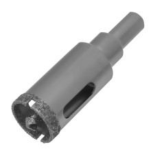 Сверло алмазное по керамограниту, 22 х 67 мм, трехгранный хвостовик Matrix