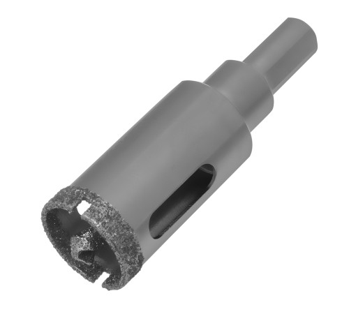 Сверло алмазное по керамограниту, 22 х 67 мм, трехгранный хвостовик Matrix