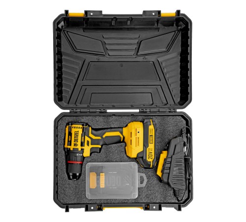 Дрель-шуруповерт аккумуляторная бесщет. CDH-BL-20, Li-Ion, 20 В// Denzel