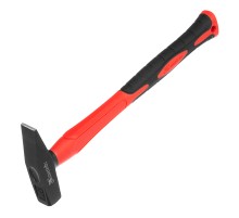 Молоток слесарный optimal, 200 г, фибергласовая обрезиненная рукоятка, квадратный боек Matrix