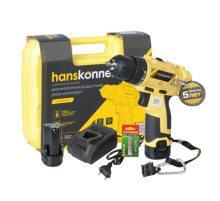 Аккумуляторный шуруповерт Hanskonner HCD1230R