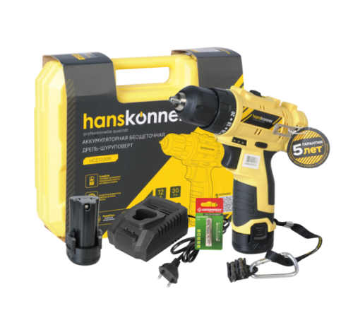 Аккумуляторный шуруповерт Hanskonner HCD1230R Аккумуляторный шуруповерт Hanskonner HCD1230R