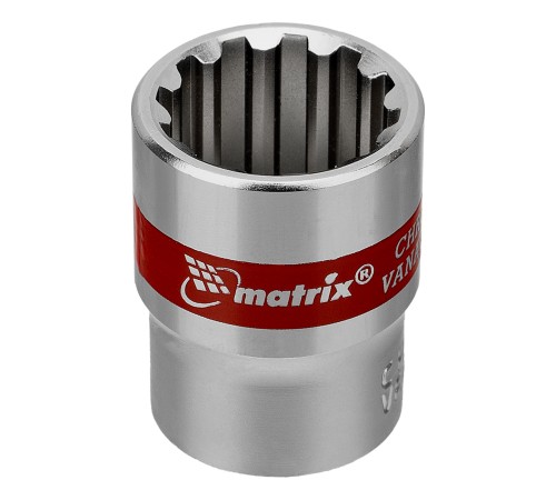 Набор универсальных торцевых головок, 1/4, SpLine, CrV, 10 шт, 4-13 мм Matrix