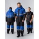 Костюм зимний Профи (Оксфорд) п/к, васильковый/черный