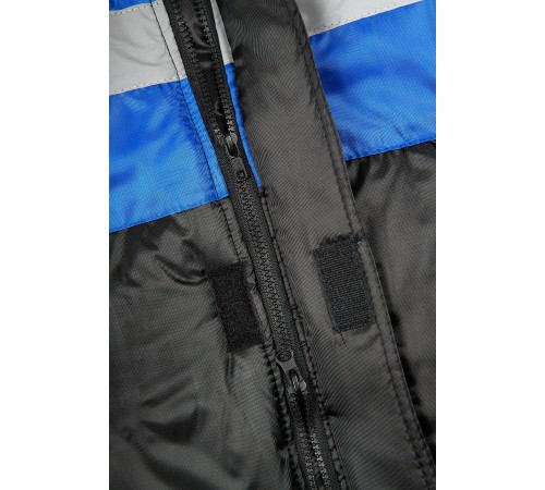 Костюм зимний Профи (Оксфорд) п/к, васильковый/черный