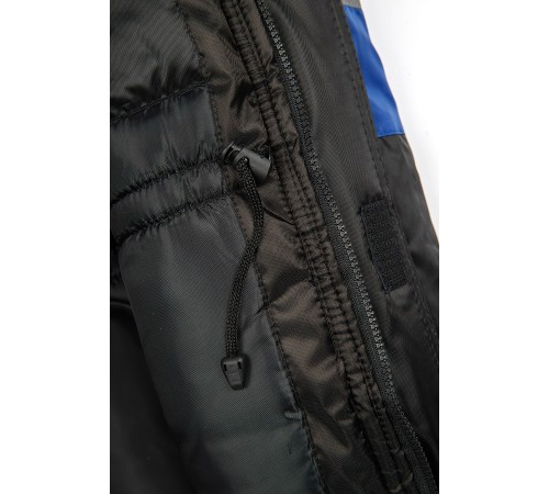 Костюм зимний Профи (Оксфорд) п/к, васильковый/черный