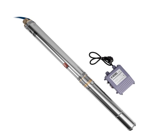 Скважинный насос DWC-3-60, центробежный, диаметр 3", 800 Вт, 3300 л/ч, напор 60 м Denzel Скважинный насос DWC-3-60, центробежный, диаметр 3", 800 Вт, 3300 л/ч, напор 60 м Denzel