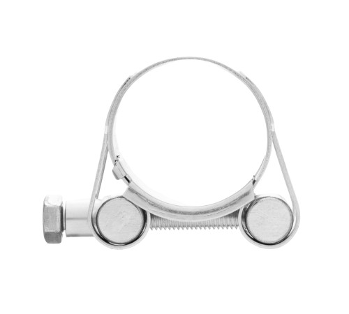 Хомуты металлические, силовые 29-31 мм, ширина 20 мм, шарнирный, W1, 2 шт Сибртех