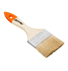 Кисть плоская Slimline 2.5" (63 мм) натуральная щетина, деревянная ручка Sparta