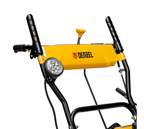 Бензиновая снегоуборочная машина SB 560 LP, 212 cc, электростартер, фара Denzel