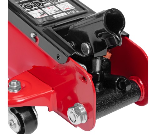 Домкрат гидравлический подкатной, 2 т, 140-340 мм MTX