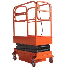 Подъемник ножничный передвижной 500 кг 9/11 м TOR GTJY AC 220В сетевой