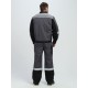 Костюм Виват-1 Премиум CH МВО (тк.Смесовая,240) брюки, т.серый/черный/св.серый