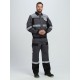 Костюм Виват-1 Премиум CH МВО (тк.Смесовая,240) брюки, т.серый/черный/св.серый