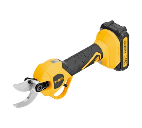 Секатор аккумуляторный, бесщет., CP-30BL, Li-Ion, 20 В, лезвия SK5 // Denzel