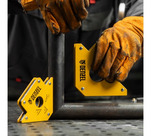 Фиксатор магнитный для сварочных работ усилие 75 LB Denzel