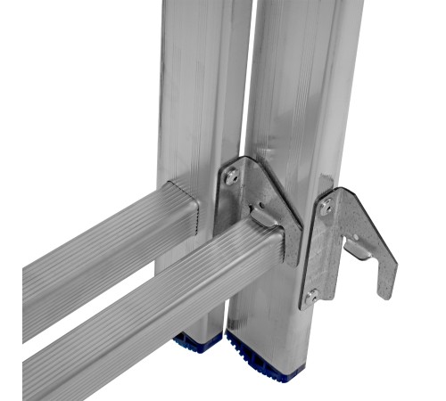 Лестница, 3 х 14 ступеней, алюминиевая, трехсекционная, Сибртех