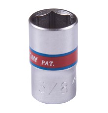 Головка торцевая стандартная шестигранная 1/4", 3/8", дюймовая KING TONY 233512S