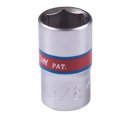 Головка торцевая стандартная шестигранная 1/4", 3/8", дюймовая KING TONY 233512S