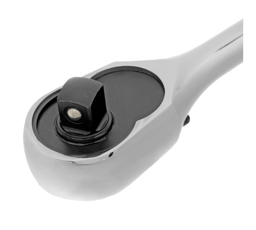 Ключ-трещотка 3/8", CrV, 120 зубьев, цельнометаллический, хром Gross