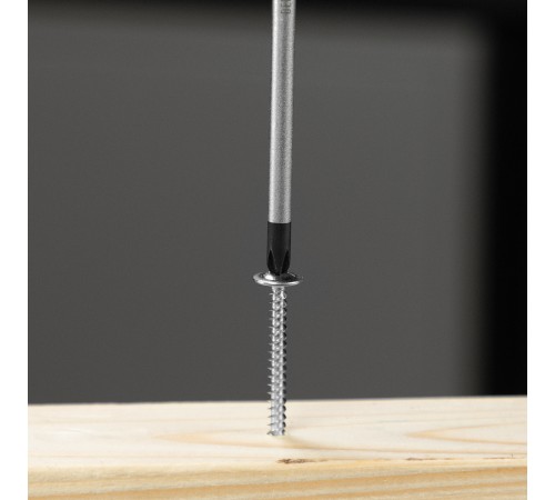 Отвертка, PH1х150 мм, S2, 3к рукоятка Denzel