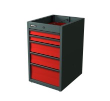 RUNTEC TI5-7016-3020 Тумба с 5-ю ящиками, красный RUNTEC TI5-7016-3020 Тумба с 5-ю ящиками, красный