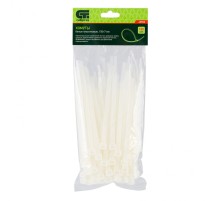 Хомуты, 150 х 7 мм, пластиковые, белые, 100 шт Сибртех