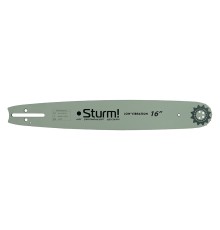 Пильная шина 16" Sturm! Паз 1,5мм, 0,325", 66зв,хвостовик POH (OREGON K095/A095)