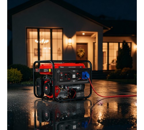 Генератор бензиновый RS-7000E, 6 кВт, 230В, электростартер MTX