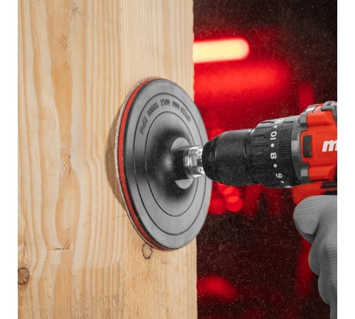 Круг абразивный на ворсовой подложке под 