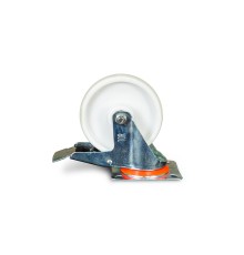 Колесо поворотное полипропилен SRCnb 63 160 мм с торозом (N)