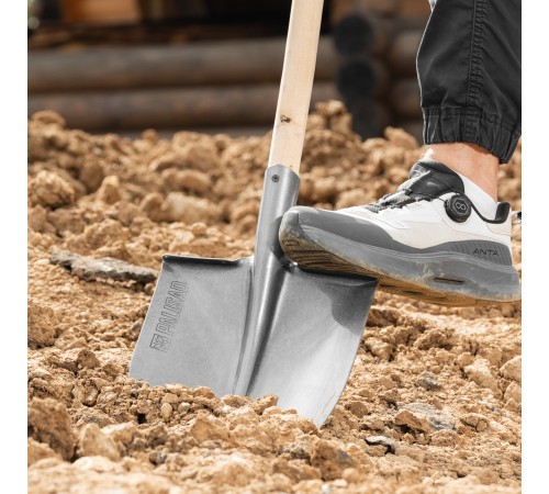 Лопата штыковая, 225х295, углубленная, рессорная сталь, 0,9 кг, без черенка, LUXE// Palisad