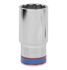 Головка торцевая глубокая двенадцатигранная 1/2", 29 мм KING TONY 423029M