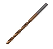 Сверло по металлу, 4 мм, HSS, нитридтитановое покрытие, цилиндрический хвостовик Matrix