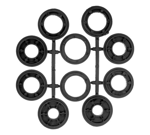 Щетка для точила, 175 мм, посадка 32 мм, плоская, латунированная витая проволока Matrix